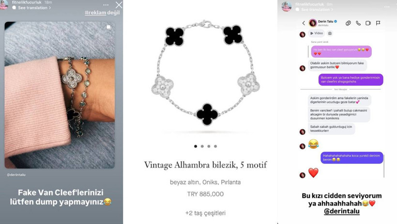 'Bilekliği Sahte' İddiası Derin Talu’yu Çileden Çıkardı! Tepkisi Sosyal Medyayı Salladı - Resim : 1