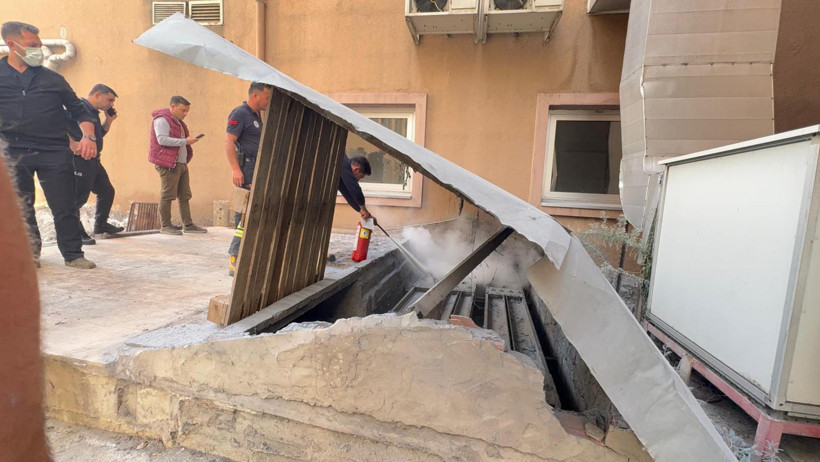 Çorlu Devlet Hastanesi'nde Patlama! Yürekler Ağızlara Geldi - Resim : 1