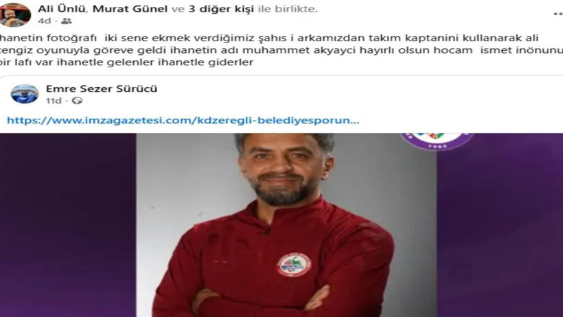 TFF 3. Lig Ekibinde Skandal! Teknik Direktör İsyan Etti: İhanetin Fotoğrafı! - Resim : 1