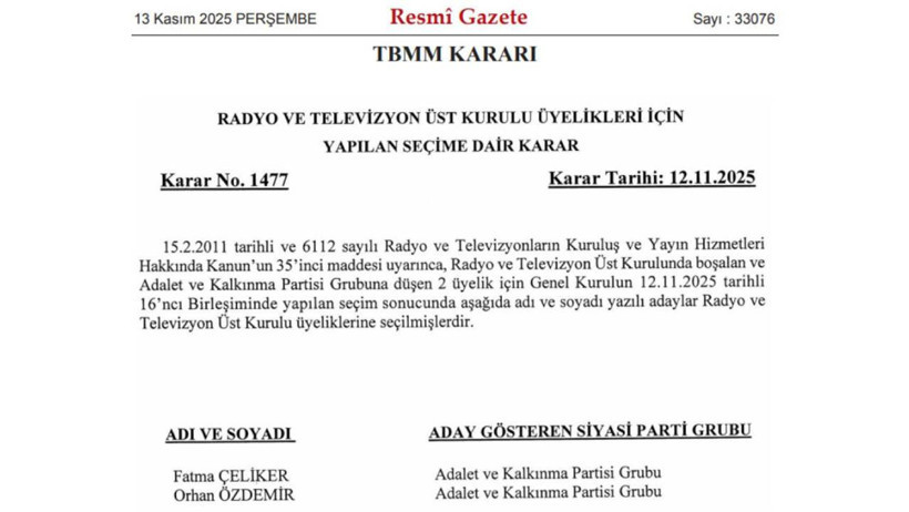 TBMM’de RTÜK Seçimi Tamamlandı! İşte Göreve Gelen İki İsim - Resim : 1