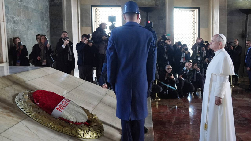 Vatikan Devlet Başkanı Papa 14. Leo'nun İlk Durağı Anıtkabir - Resim : 4