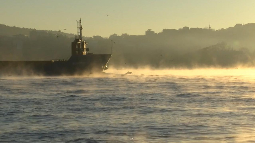 İstanbul Boğazı’nda Dikkat Çeken Manzara - Resim : 2