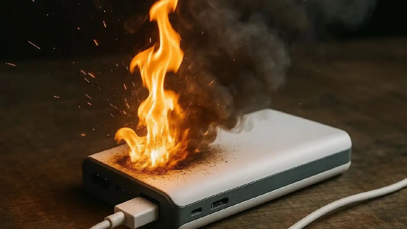 İstanbul Seferli Uçakta Büyük Panik! Patlayan Powerbank Alev Aldı - Resim : 1