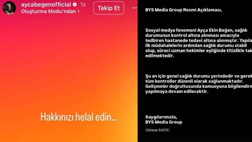 Kısmetse Olur Ayça Ekin Beğen'den Korkutan Haber: Apar Topar Hastaneye Kaldırıldı - Resim : 1