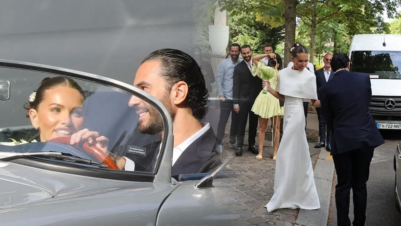 'Dünyanın En Güzel Kızı' Thylane Blondeau ve Ben Attal Evlendi! İşte Son Hali - Resim : 1