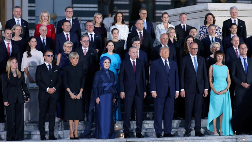 K&uuml;lliye'de NATO Resepsiyonu: D&uuml;nya Liderleri Bir Araya Geldi - Resim : 6