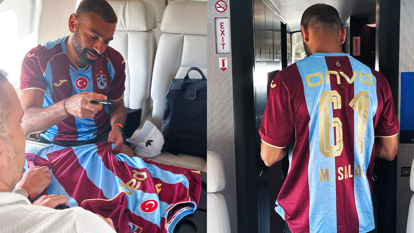 Trabzonspor'un Yeni D&uuml;nya Yıldızı Salah Formayı Giydi İlk Mesajı Verdi, 'Bize Her Yer Trabzon' - Resim : 2