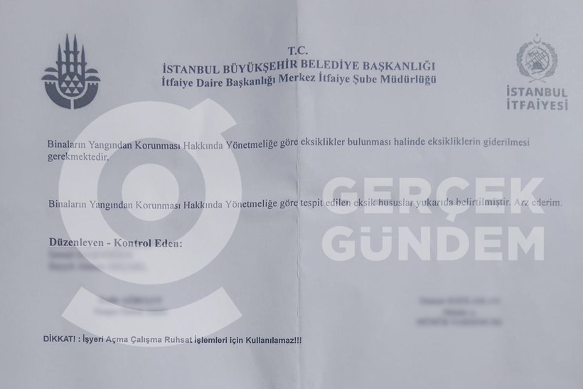 Şişli Etfal Depreme Dayanıksız Diye Boşaltıldı, İl Sağlık Müdürlüğü Çalışanları Yerleştirildi... İBB İtfaiye Raporu Güvenlik Skandalını Ortaya Koydu - Resim : 2
