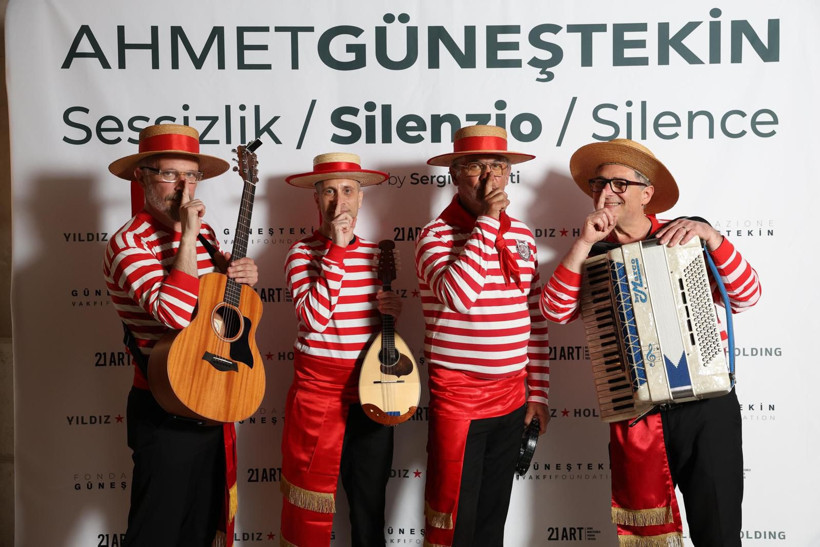 Ahmet Güneştekin Venedik’i 'Sessizlik' ile Fethetti - Resim : 4