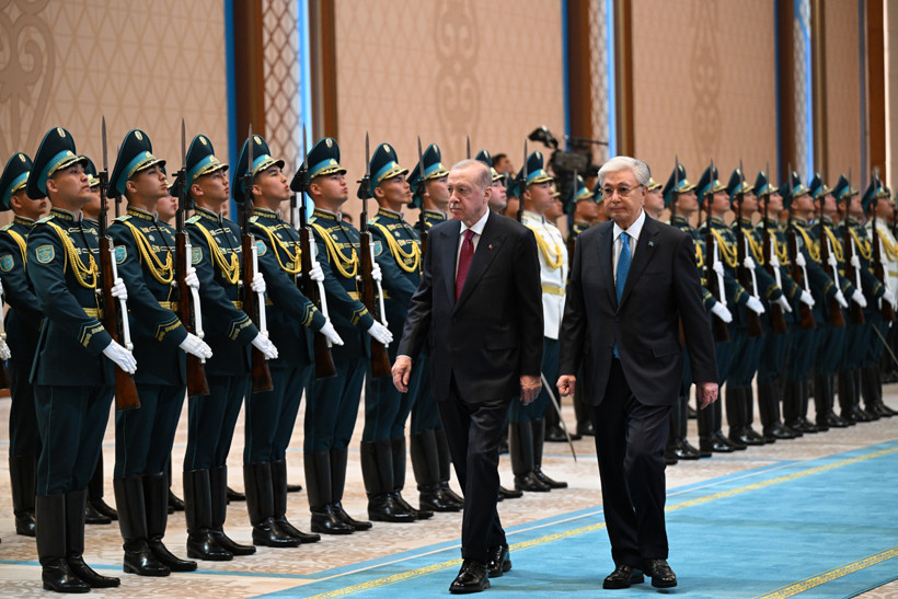 Masada Dev Anlaşmalar Var: Cumhurbaşkanı Erdoğan ve Tokayev Baş Başa Zirvede - Resim : 2