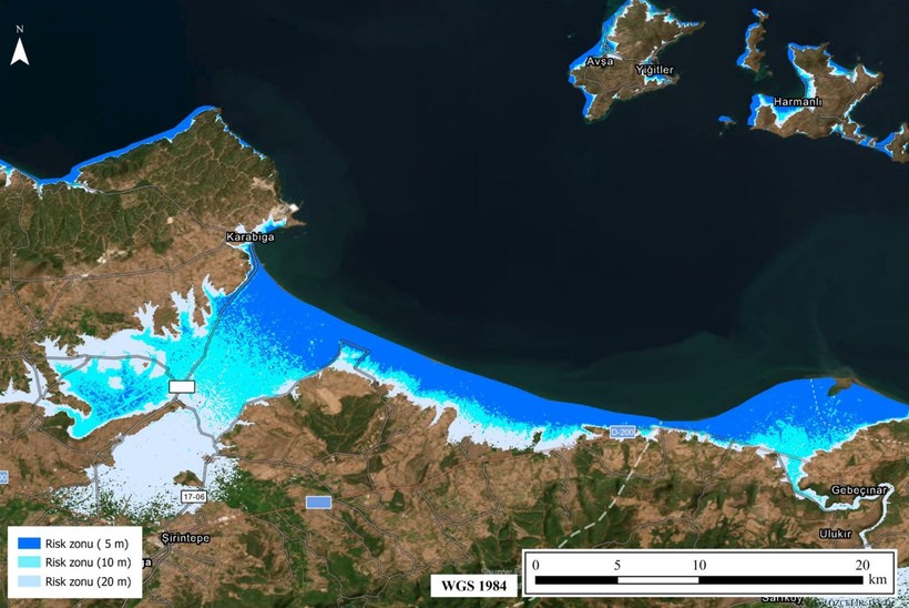 İstanbul'un Tsunami Risk Haritası Hazırlandı! Bu İlçeler Sular Altında Kalacak - Resim: 6