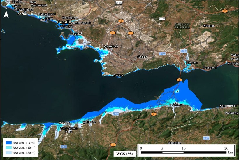 İstanbul'un Tsunami Risk Haritası Hazırlandı! Bu İlçeler Sular Altında Kalacak - Resim: 9
