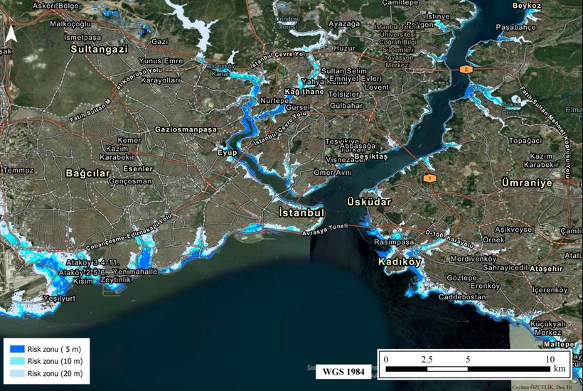 İstanbul'un Tsunami Risk Haritası Hazırlandı! Bu İlçeler Sular Altında Kalacak - Resim: 2