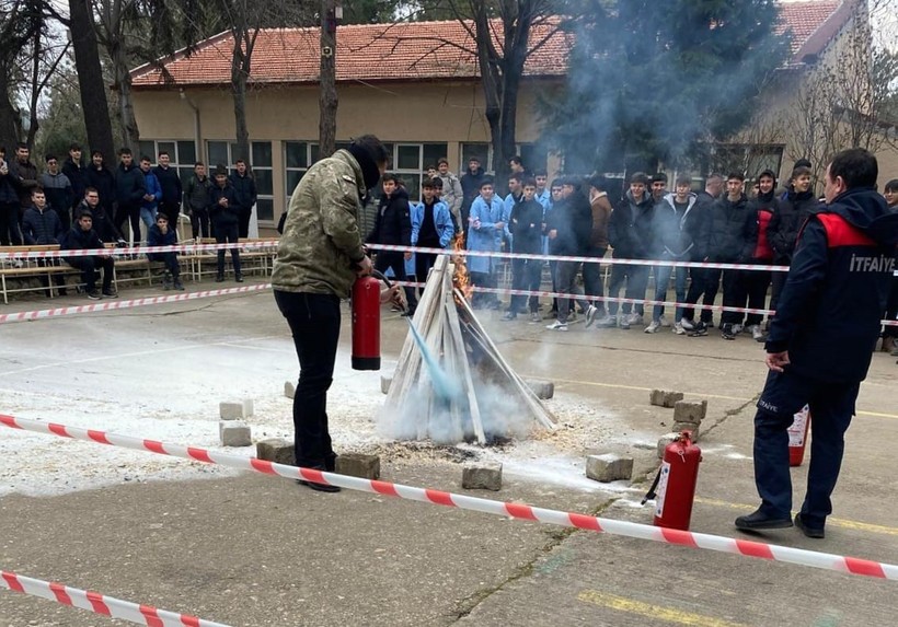 Kırklareli’nde Öğrencilere Yangın Eğitimi   - Resim : 1