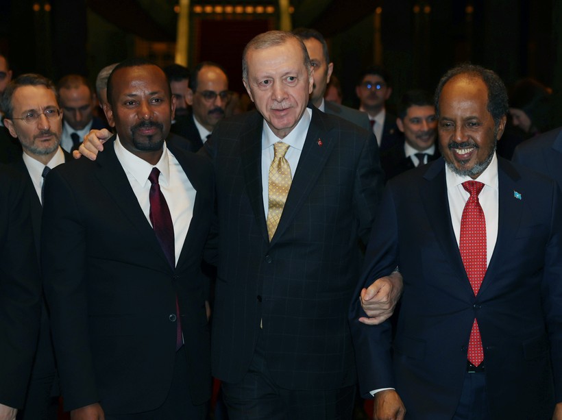 Somali ile Etiyopya Ankara'da Uzlaştı! Liderlerden Cumhurbaşkanı Erdoğan'a Teşekkür - Resim : 1