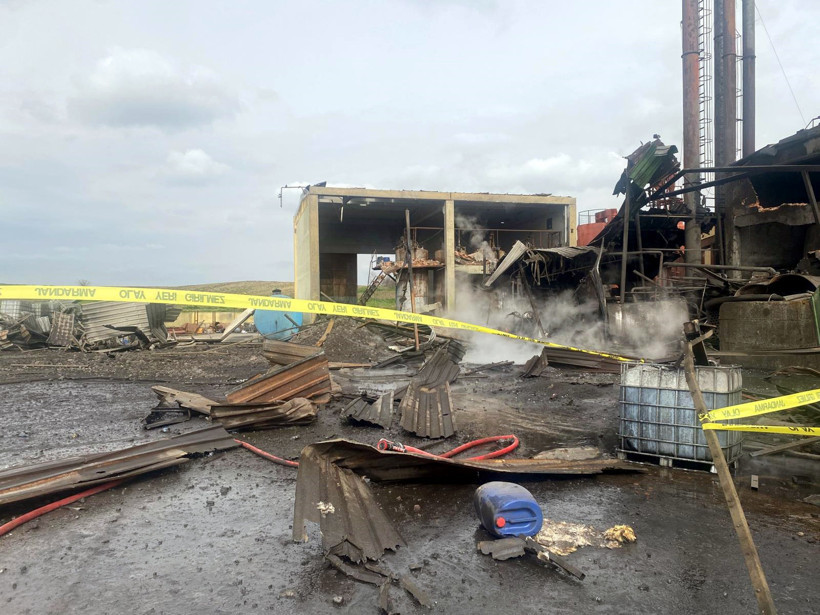 Felaketten Saniyelerle Kurtuluş! Tekirdağ'da Yağ Fabrikasındaki Korkunç Patlama Kamerada - Resim : 1