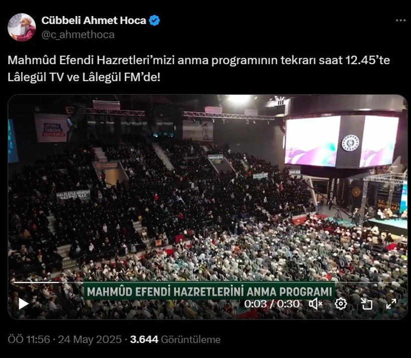 Cübbeli Ahmet ile İsmailağa Arasında 'Telif' Krizi Mi Var? - Resim : 1