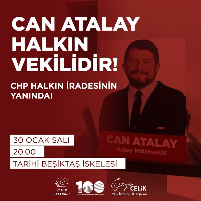 CHP, Can Atalay için meydanlara çağrı yaptı! - Resim : 1