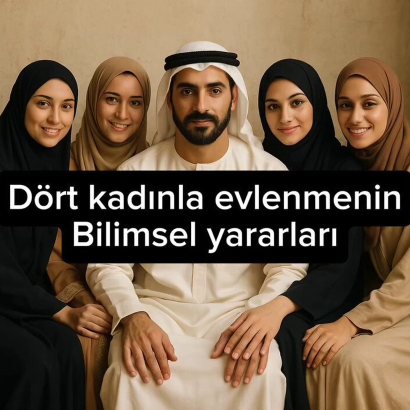 Çok Eşliliğin 'Bilimsel Faydaları'nı Anlattılar: Akılalmaz Videoya Tepkiler Çığ Gibi! - Resim : 1