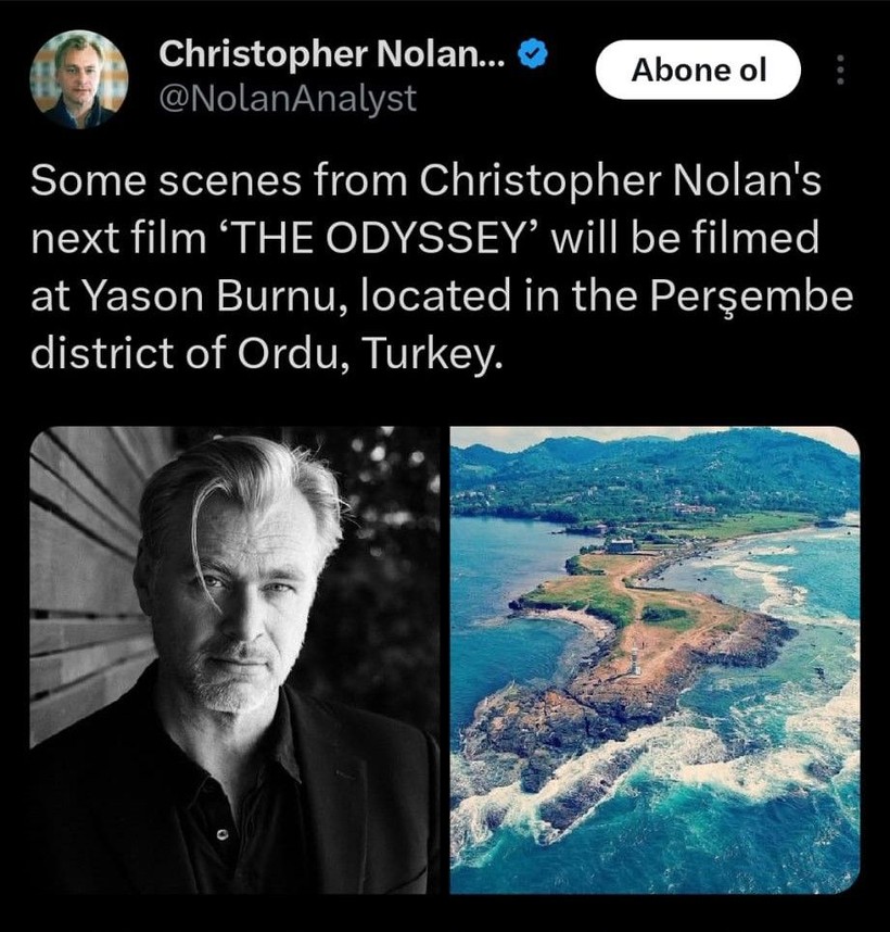 Dünyaca Ünlü Yönetmen Türkiye'ye Geliyor! Christopher Nolan Yeni Filmini Ordu'da Çekecek - Resim: 2