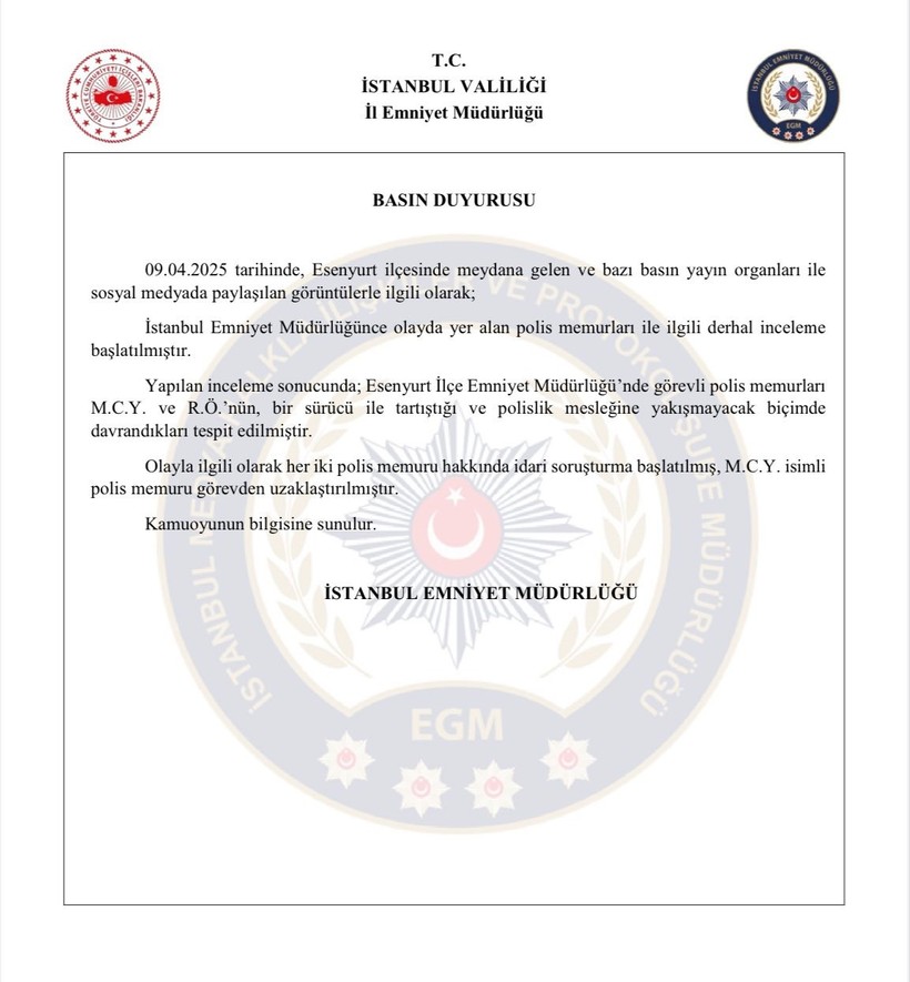 'Kafana Sıkarım' Tehdidine Görevden Uzaklaştırma: Görüntüler Emniyet'i Harekete Geçirdi - Resim : 1