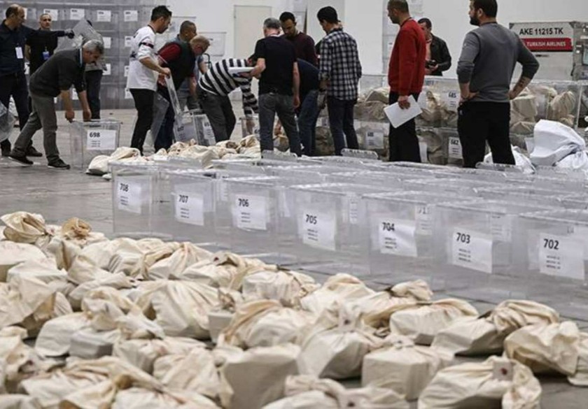 Yurt dışında kullanılan oyların tamamı Türkiye'ye getirildi