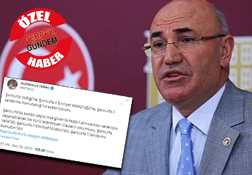 Jandarma’dan CHP'li Mahmut Tanal’a: ‘Buradan vekil gitsin, sıkıntı yaşar’