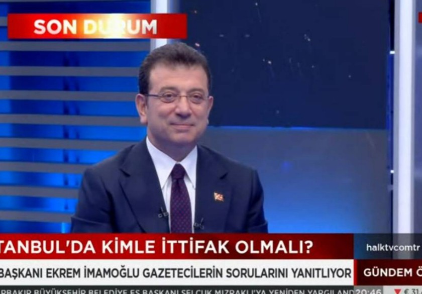 İmamoğlu: Akşener ile işbirliğinin olabileceğini düşünüyorum