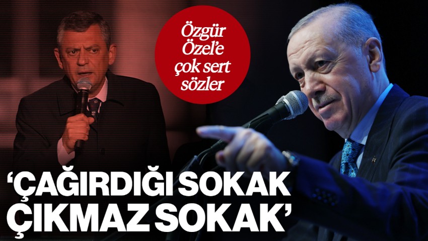 Cumhurbaşkanı Erdoğan'dan Özel'in Çağrısına Tepki! 'Çağırdığı Sokak, Çıkmaz Sokaktır'
