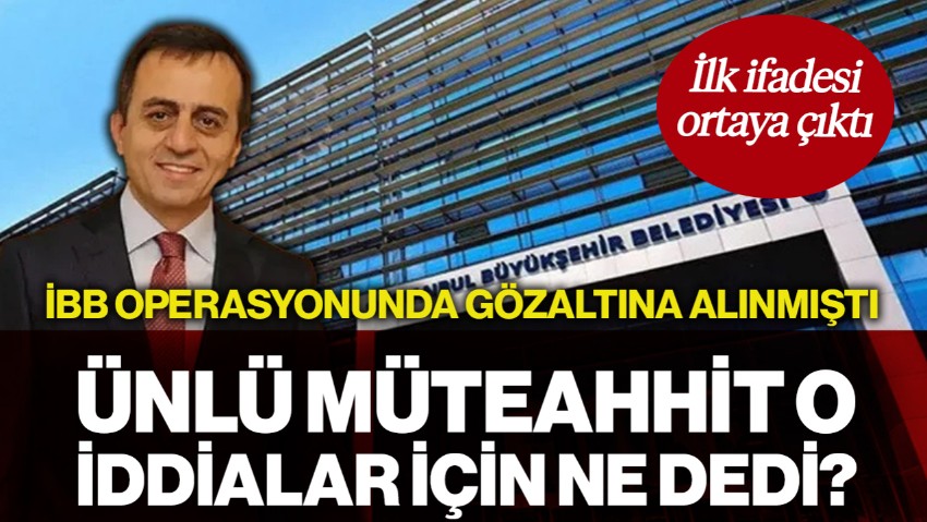 Kasasından Çıkan Görüntüler Servis Edilmişti... İlk İfadesi Ortaya Çıktı! Ünlü Müteahhit O İddialar İçin Ne Dedi?