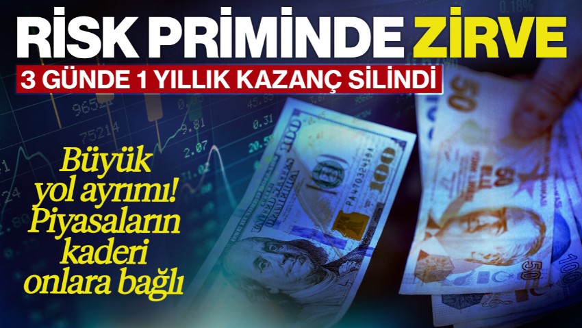 Türkiye'nin Risk Primi 1 Yılın Zirvesinde! Tüm Gidişatı Onlar Değiştirecek: 'Şok Yaşadılar Ama...'