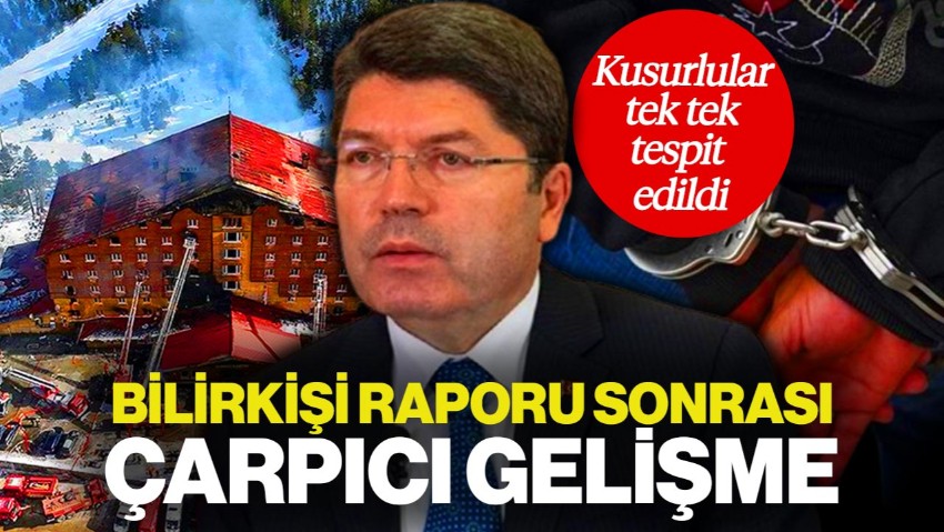 Bakan Tunç Açıkladı! Kartalkaya Yangın Faciasında 6 Tutuklama Daha