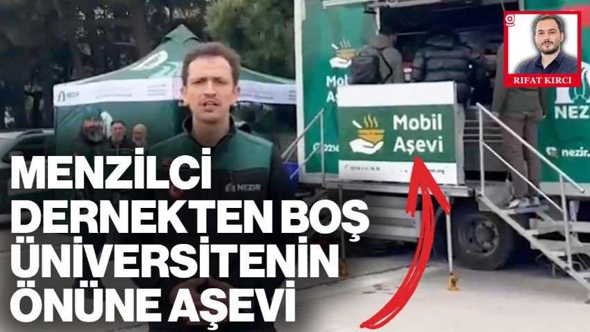 Menzilci Nezir Derneği'nden Boş Üniversitenin Önüne Aşevi