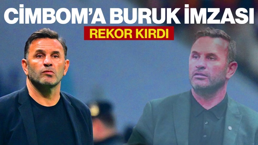 Galatasaray’a Okan Buruk İmzası! Rekor Kırdı