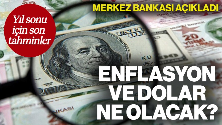 Merkez Bankası Açıkladı! Yıl Sonu Tahminleri Yükseldi, Dolar/TL Ne Kadar Olacak?