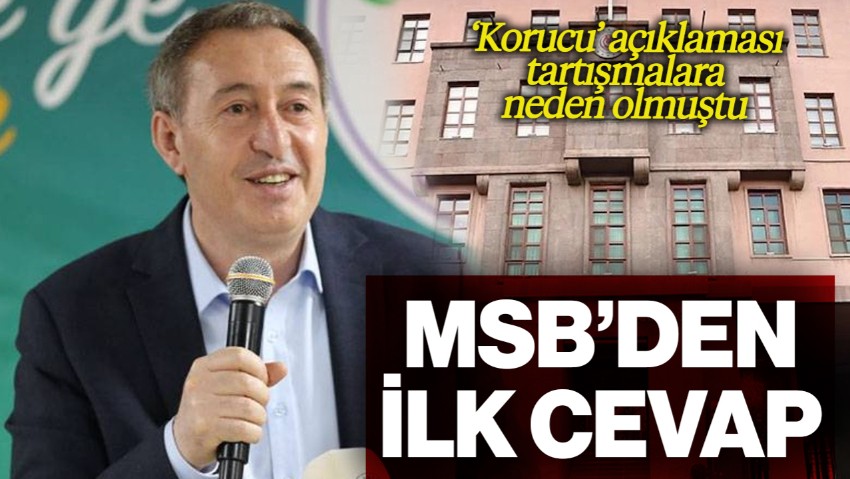 MSB'den DEM Parti Eş Genel Başkanı Bakırhan'a 'Korucu' Yanıtı