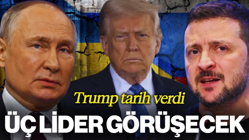 ABD Başkanı Trump Tarih Verdi: Putin ve Zelenskiy ile Görüşecek