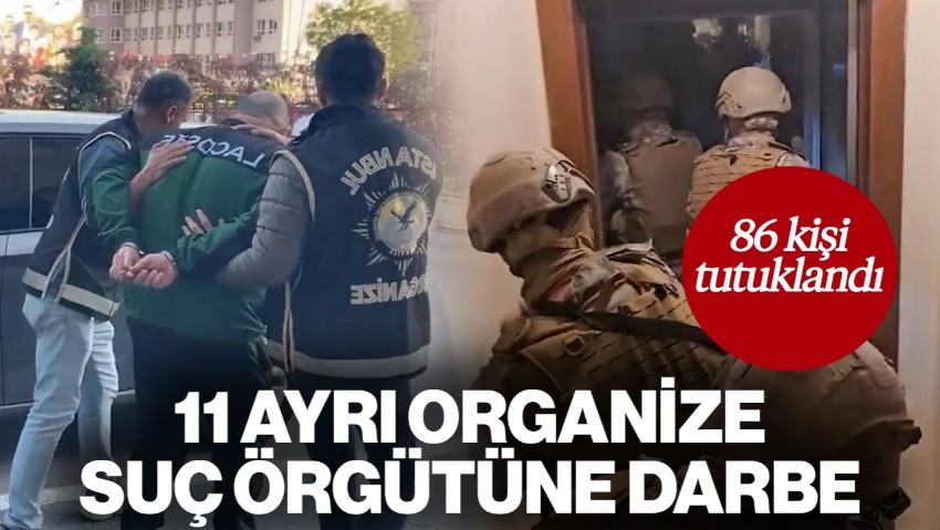 Ali Yerlikaya Duyurdu! 10 İlde 11 Ayrı Organize Suç Örgütü Çökertildi: 86 Tutuklama