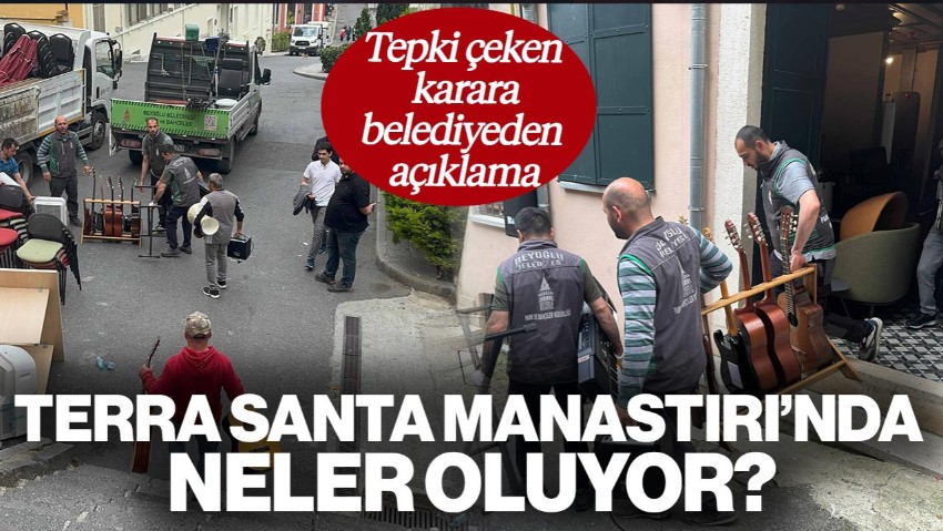 Tepki Çeken Karara Beyoğlu Belediyesi'nden Açıklama! Terra Santa Manastırı'nda Neler Oluyor?