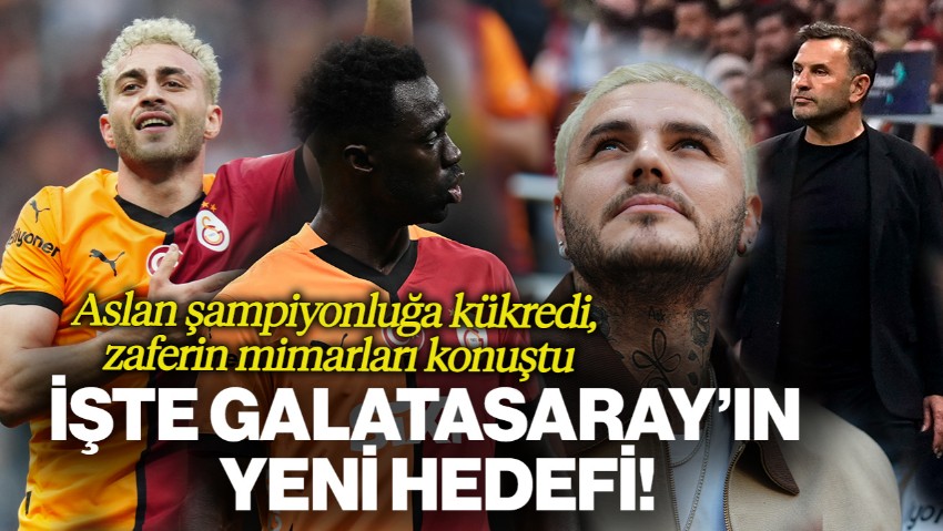 Aslan Şampiyonluğa Kükredi, Zaferin Mimarları Konuştu: İşte Galatasaray'ın Yeni Hedefi!