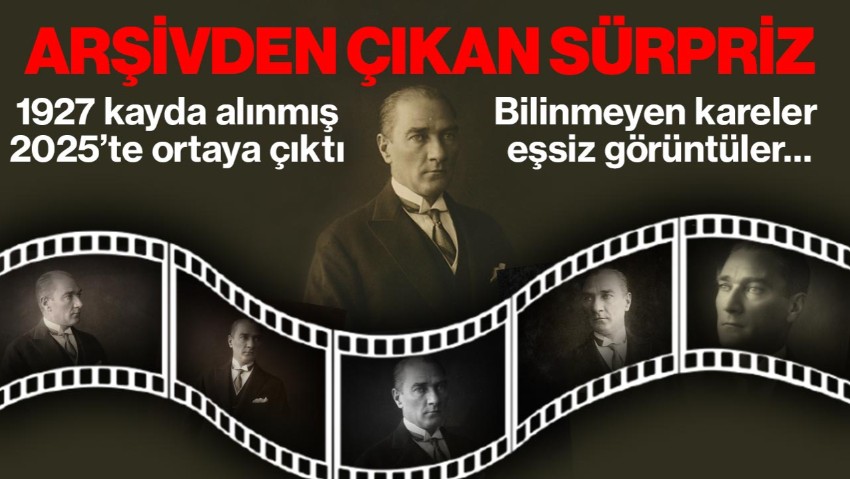 Atatürk'ün Stüdyo Fotoğraf Çekiminde, Videosu da Olduğu Ortaya Çıktı! Bilinmeyen Kareler, Eşsiz Görüntüler...