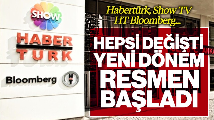 Habertürk, Show TV ve HT Bloomberg'de Yeni Dönem! Ciner Holding Resmen Can Yayın Holding Oldu, Hepsi Değişti