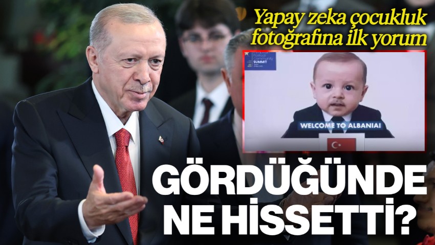 Cumhurbaşkanı Erdoğan, Yapay Zeka Çocukluk Fotoğrafını İlk Kez Yorumladı