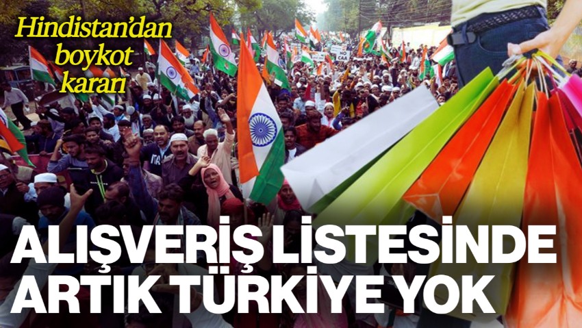 Hindistan, Türkiye'yi Alışveriş Listesinden Çıkardı: Büyük Markalara da 'Pakistan' Boykotu