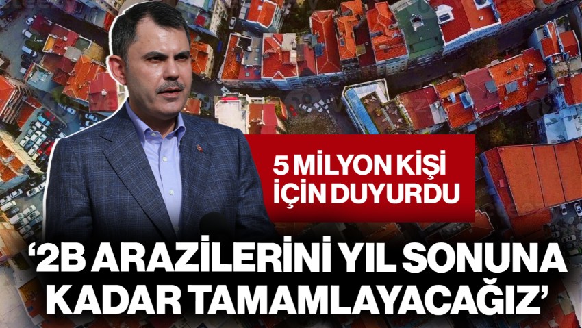 Murat Kurum 5 Milyon Kişi İçin Duyurdu! Yıl Sonuna Kadar Tamamlayacağız'