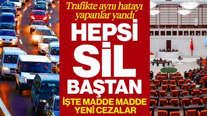 Karayolları Trafik Kanunu Meclis'te! İşte Teklifte Yer Alan Başlıklar