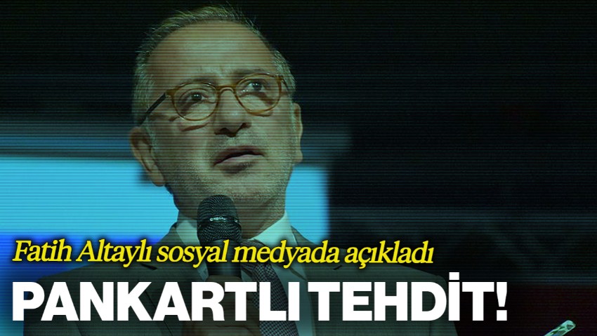 Fatih Altaylı Açıkladı: Gece Yarısı Pankartlı Tehdit