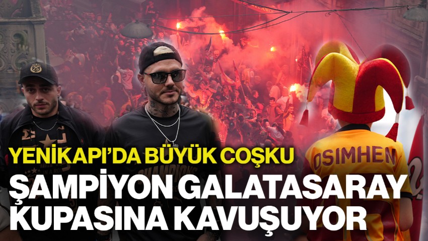 Yenikapı'da Büyük Coşku! Galatasaray Şampiyonluk Kupasına Kavuşuyor