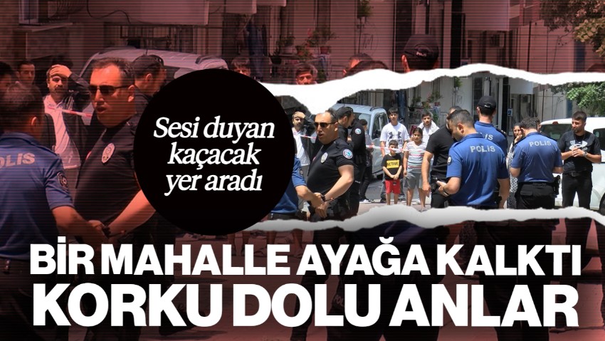 Küçükçekmece'de Korku Dolu Anlar! Bir Mahalle Ayağa Kalktı, Sesi Duyan Kaçacak Yer Aradı