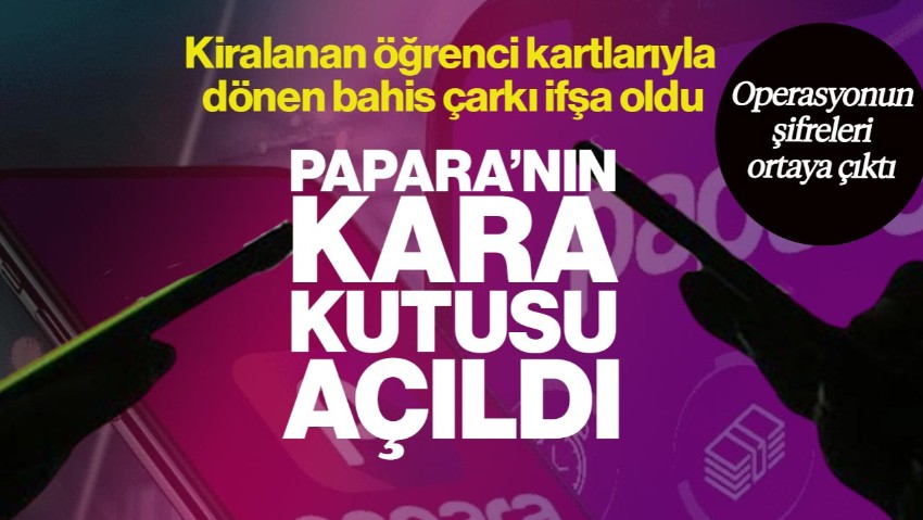 Papara’nın Kara Kutusu Açıldı! Kiralanan Öğrenci Kartlarıyla Dönen Bahis Çarkı İfşa Oldu